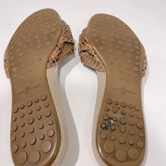 Car Shoe slide snake skin with singer buckle size 38 - Picture 3 of 3